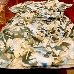 Extra large, tall,’93% polyester, 7% spandex dress